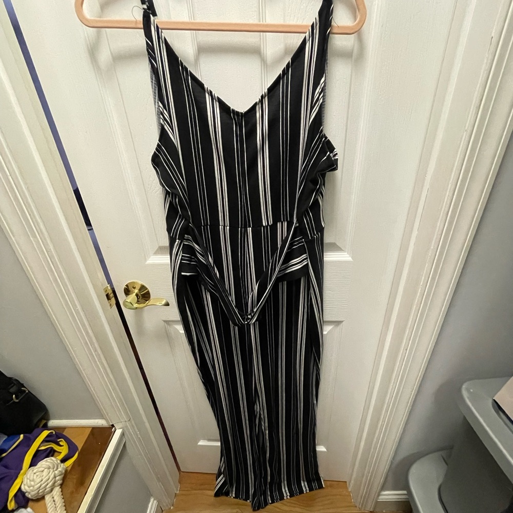 Striped Jumpsuit